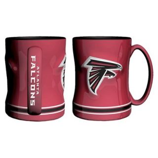 Boelter Brands NFL 2 Pack Atlanta Falcons Relief Mug   15 oz
