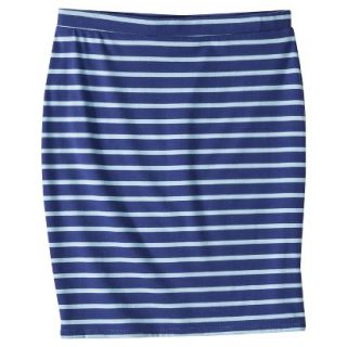 Mossimo Supply Co. Juniors Bodycon Skirt   True Navy/Waterslide L(11 13)