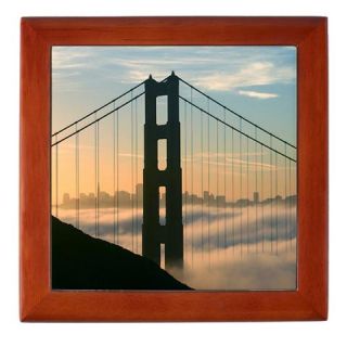 Golden Gate Bridge Sunrise Keepsake Box