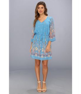 Gabriella Rocha Katherine Floral Dress Womens Dress (Blue)