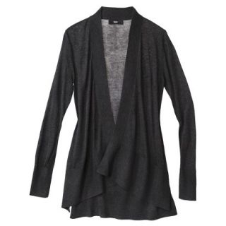 Mossimo Womens Open Front Cardigan   Charcoal XS