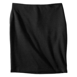 Merona Womens Ponte Pencil Skirt   Black   8