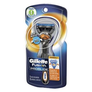 Gillette Fusion ProGlide Razor with FlexBall Handle Technology with 2 Razor