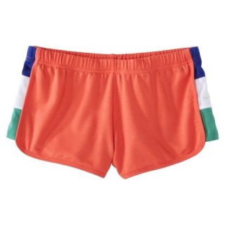 Mossimo Supply Co. Juniors Colorblock Knit Short   Coral XS(1)