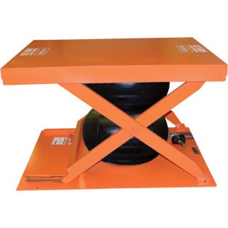 Vestil Low Profile Air Bag Scissor Lift Table   2,000 Lb. Capacity, Model ABLT 