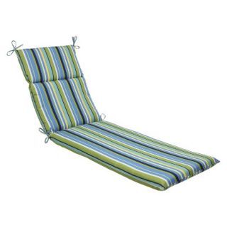 Outdoor Chaise Lounge Cushion   Topanga Stripe