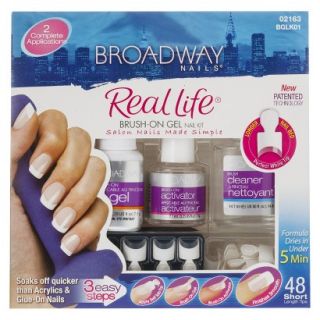 Broadway Nails Real Life Brush on Gel Nail Kit
