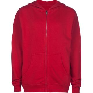 Solid Boys Zip Hoodie Red In Sizes X Large, Small, Medium, Larg