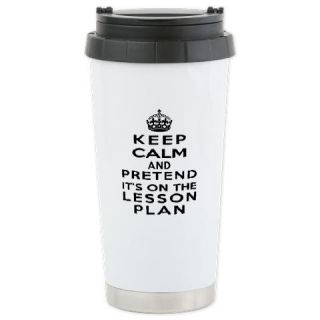  Keep Calm Lesson Plan Ceramic Travel Mug