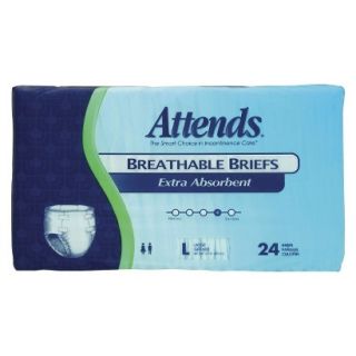 Attends Extra Absorbent Breathable Briefs   Medium (Case of 96)