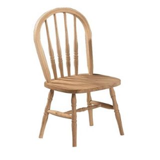 Kids Dining Chair Unfinished Windsor Chair