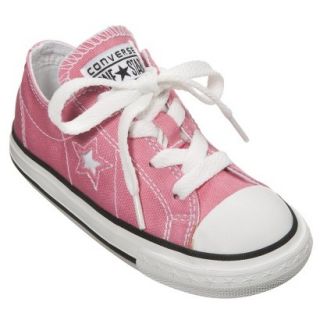 Toddlers Converse One Star Canvas Oxford Shoe   Pink 7.0
