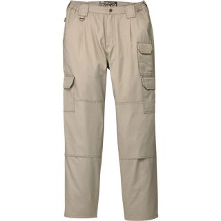 Gravel Gear 7 Pocket Tactical Pant with Teflon   Khaki, 42 Inch Waist x 34 Inch