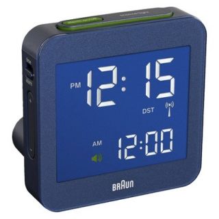 Braun LCD Alarm Clock   Blue