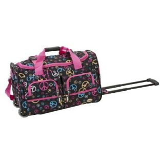 Rockland 22 Rolling Duffle Bag   Peace