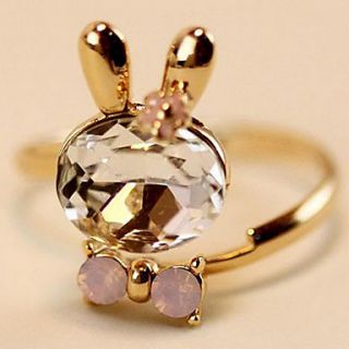 Korean Version Of The Super Cute Meng Crystal Color Retention Rabbit Bow
