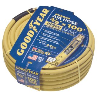 Goodyear Rubber Air Hose   3/8 Inch x 100ft., 300 PSI, Model 46546