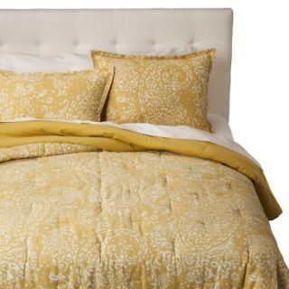 Threshold Paisley Comforter Set   Yellow