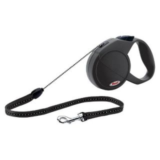 Flexi Retractable Cord Leash for Dogs up to 26 lb   Black (23)