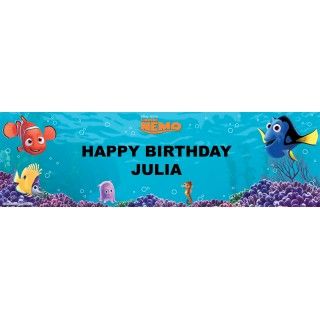 Finding Nemo Personalized Birthday Banner