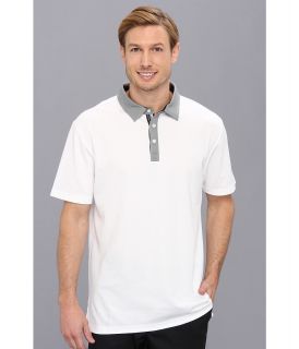 Travis Mathew Collins S/S Polo Mens Short Sleeve Knit (White)