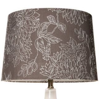 Threshold Floral Toile Stitch Lamp Shade   Shell Large