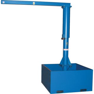 Vestil Concrete Filled Base for Portable Jib Crane   36 Inch H Base, Model JIB 