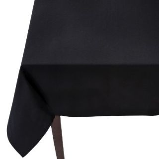 Threshold Solid Rectangle Tablecloth   Black (60x104)