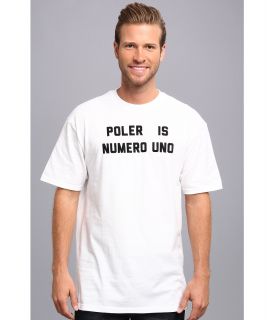 Poler Numero Uno Tee Shirt Mens Short Sleeve Pullover (White)