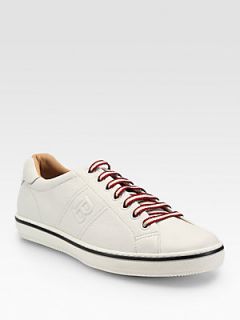 Bally Clean B Leather Sneakers   White  Bally Shoes