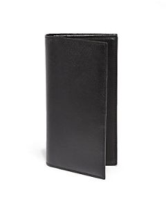 Collection Large Leather Wallet   Black