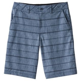 Mossimo Supply Co Mens 10 Hybrid Swim Shorts   Blue Stripe 28