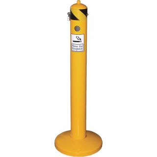 Vestil Smokers Bollard   35 Inch H, Model BOL SMK