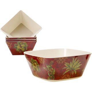 Sunset Palm 5 pc. Salad Serving Set