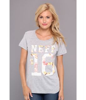 Neff Devin Scoop Neck Tee Womens T Shirt (Gray)