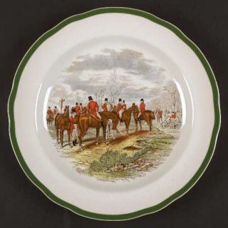 Spode Herring Hunt/The Hunt Dinner Plate, Fine China Dinnerware   Camilla, Multi
