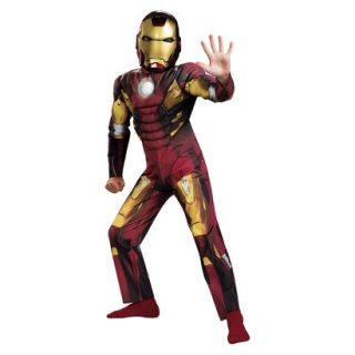 Boys Iron Man Mark 7 Avengers Classic Muscle Costume