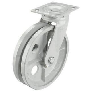 8 Inch Fairbanks Swivel Steel V Groove Caster