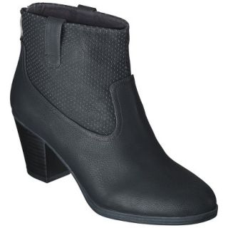 Womens Sam & Libby Jessa Perforated Ankle Boots   Black 8.5