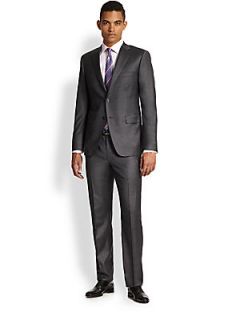  Collection Basic Wool Suit   Charcoal