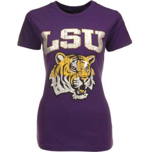LSU Tigers NCAA Womens Silver City T Shirt