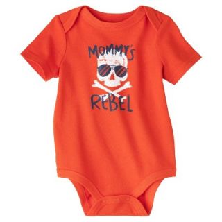 Circo Newborn Boys Mommys Rebel Bodysuit   Tangy Orange 18 M