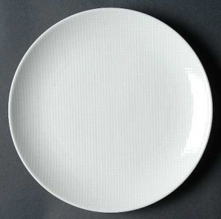 Swid Powell Grid Salad Plate, Fine China Dinnerware   Calvin Klein, White Grid D