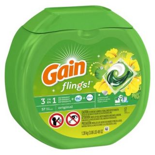 Gain Flings Original Laundry Detergent Pacs   57 Count