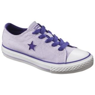 Girls Converse One Star Slip on Sneaker   Purple 2.5