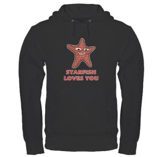  Starfish Loves You Hoodie (dark)
