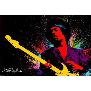 Art   Jimi Hendrix Guitar Poster