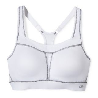 C9 by Champion Womens High Support Bra With Molded Cup   True White 36D