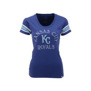 Kansas City Royals 47 Brand MLB Womens Off Campus Scoop T Shirt