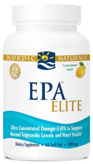 Nordic Naturals   EPA Elite Lemon 1000 mg.   60 Softgels